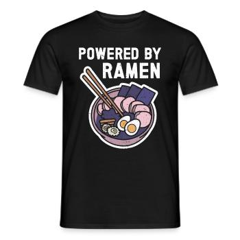 Ramen Gift Japanese noodle soup Ramen - Men's T-Shirt - black - Front - AI Model Male 178 light (178cm)