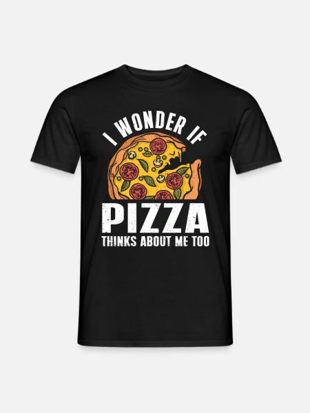 Pizza Italy Food Pizza Makers - Men's T-Shirt - black