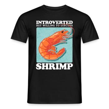 Krabben Garnelen Krabbenliebhaber Krabbe Geschenk - Männer T-Shirt - Schwarz - Vorne - AI Model Male 178 light (178cm)