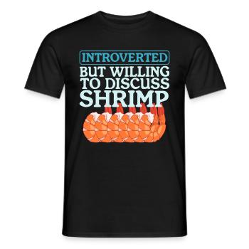 Krabben Garnelen Krabbe Krabbenliebhaber Geschenk - Männer T-Shirt - Schwarz - Vorne - AI Model Male 178 light (178cm)