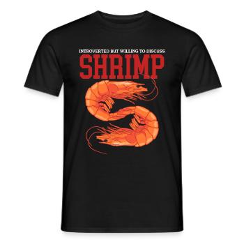 Krabben Krabbenliebhaber Garnelen Krabbe Geschenk - Männer T-Shirt - Schwarz - Vorne - AI Model Male 178 light (178cm)