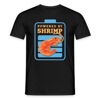 Krabben Krabbenliebhaber Garnelen Krabbe Geschenk - Männer T-Shirt - Schwarz - Vorne - AI Model Male 178 light (178cm)