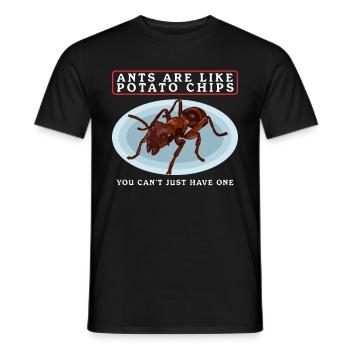 Fourmis Ferme Fourmi Formicarium Cadeau - T-shirt homme - noir - Devant - AI Model Male 178 light (178cm)