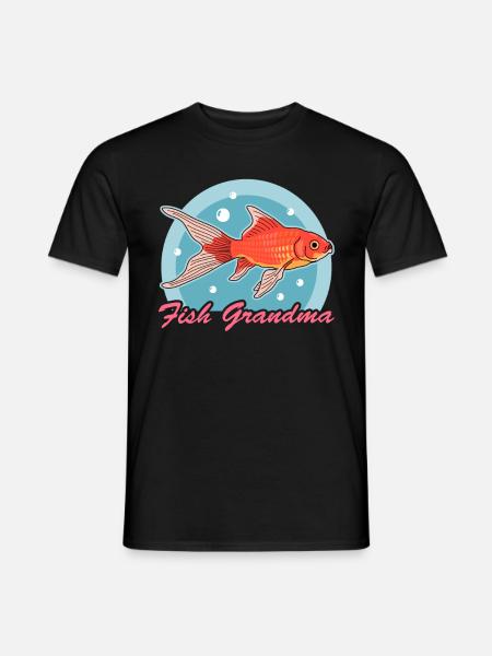 Aquarium Aquarists | Aquaristics Grandma Gift - Men's T-Shirt - black