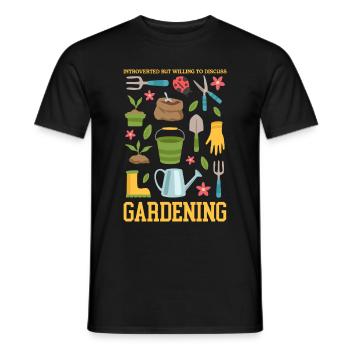 Garden Home Gardener Gardener Gardener Gardening Gift - Men's T-Shirt - black - Front - AI Model Male 178 light (178cm)