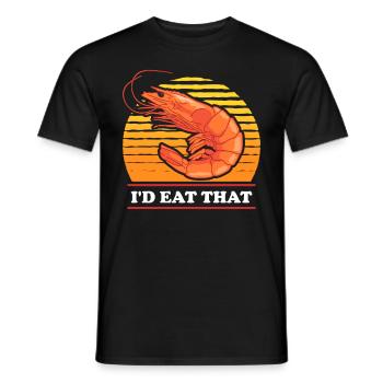 Crabe Crevettes Crabe Crabe Lover Cadeau - T-shirt homme - noir - Devant - AI Model Male 178 light (178cm)