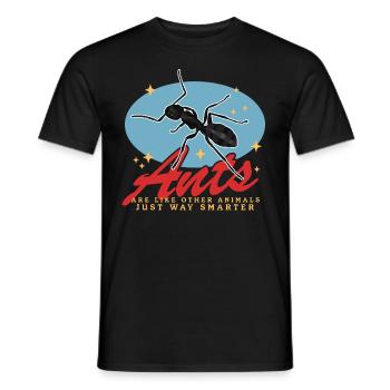 Fourmis Ferme Formicarium Cadeau de fourmi - T-shirt homme - noir - Devant - AI Model Male 178 light (178cm)