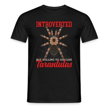 Vogelspinnen Spinne Vogelspinne Geschenk - Männer T-Shirt - Schwarz - Vorne - AI Model Male 178 light (178cm)