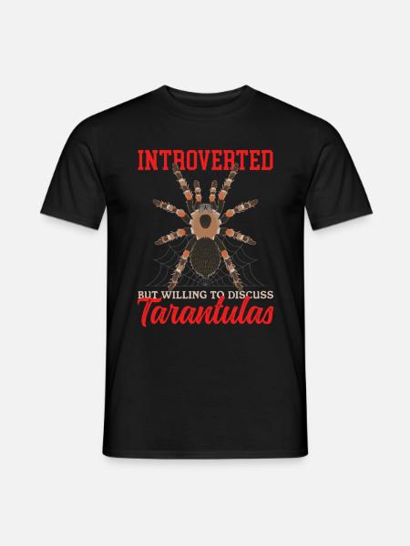 Tarantulas Spider Tarantula Gift - Men's T-Shirt - black