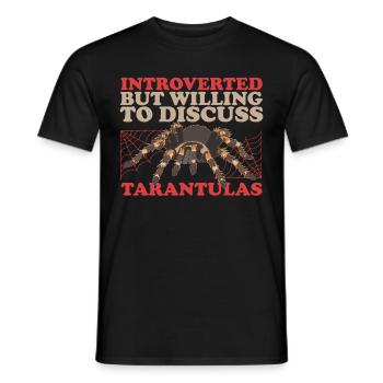 Tarentules Araignée Tarentule Cadeau - T-shirt homme - noir - Devant - AI Model Male 178 light (178cm)