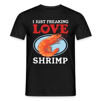 Crabe Crevette Crabe Lover Crabe Cadeau - T-shirt homme - noir - Devant - AI Model Male 178 light (178cm)