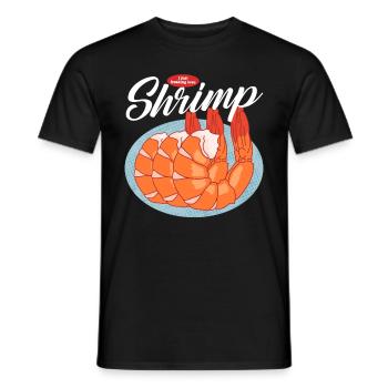 Krabben Krabbenliebhaber Garnele Krabbe Geschenk - Männer T-Shirt - Schwarz - Vorne - AI Model Male 178 light (178cm)