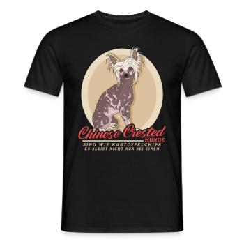 Cadeau chinois à crête chinoise - T-shirt homme - noir - Devant - AI Model Male 178 light (178cm)