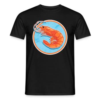 Crabe Crevettes Crabe Crabe Lover Cadeau - T-shirt homme - noir - Devant - AI Model Male 178 light (178cm)