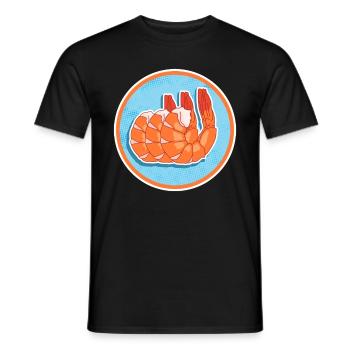 Crabe Crevette Crabe Lover Crabe Cadeau - T-shirt homme - noir - Devant - AI Model Male 178 light (178cm)