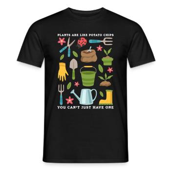 Jardinage Jardinier Hobby Jardinier Cadeau - T-shirt homme - noir - Devant - AI Model Male 178 light (178cm)