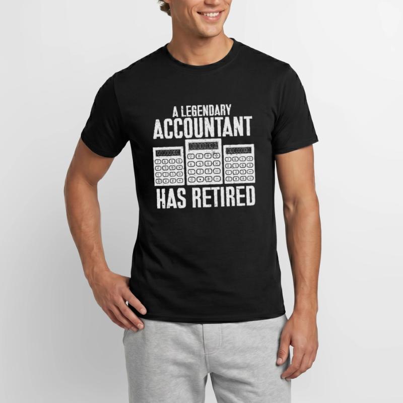 Comptable des régimes de retraite CPA Comptable comptable T-shirt homme