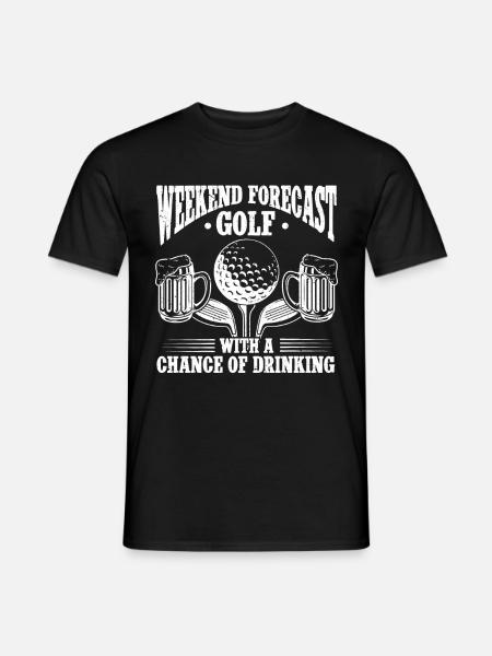 Golf Geschenk Für Golfer - Männer T-Shirt - Schwarz
