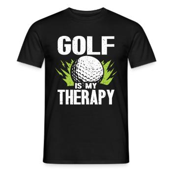Golf Geschenk Für Golfer - Männer T-Shirt - Schwarz - Vorne - AI Model Male 178 light (178cm)