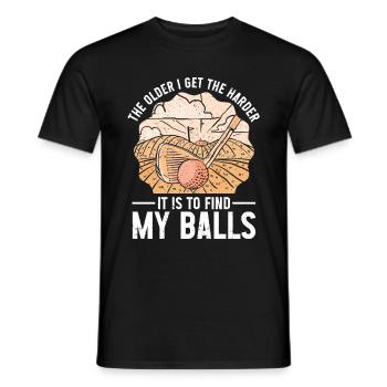 Golf Geschenk Für Golfer - Männer T-Shirt - Schwarz - Vorne - AI Model Male 178 light (178cm)