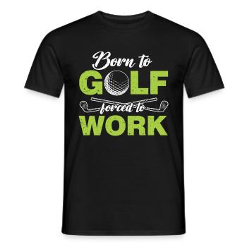 Golf Geschenk Für Golfer - Männer T-Shirt - Schwarz - Vorne - AI Model Male 178 light (178cm)