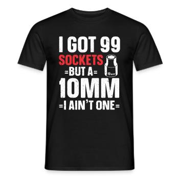 Mechaniker Geschenk - Männer T-Shirt - Schwarz - Vorne - AI Model Male 178 light (178cm)