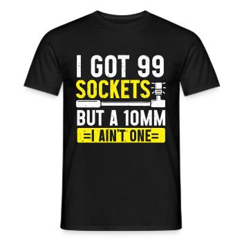 Mechaniker Geschenk - Männer T-Shirt - Schwarz - Vorne - AI Model Male 178 light (178cm)