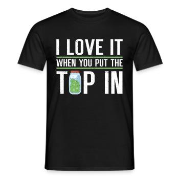Bartender Gift Job Waiter Bartender - Men's T-Shirt - black - Front - AI Model Male 178 light (178cm)