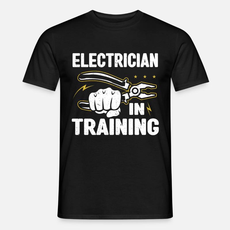 Elektriker Geschenk - Männer T-Shirt - Schwarz