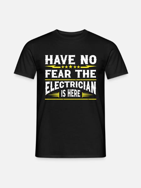 Electrician Gift - Men's T-Shirt - black