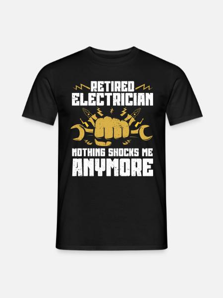 Electrician Gift - Men's T-Shirt - black