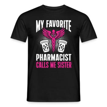 Apotheker Geschenk Apotheke - Männer T-Shirt - Schwarz - Vorne - AI Model Male 178 light (178cm)