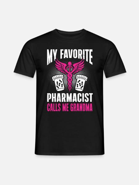 Apothecary Gift Pharmacy - Men's T-Shirt - black