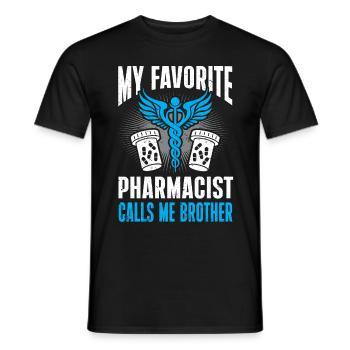 Apotheker Geschenk Apotheke - Männer T-Shirt - Schwarz - Vorne - AI Model Male 178 light (178cm)