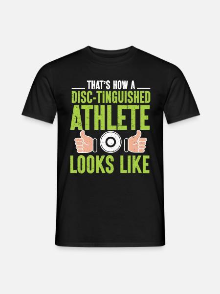 Discus thrower Athletics Disc throw - Men's T-Shirt - black