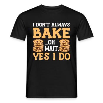 Biscuits Baking Christmas Cookie Baker - Men's T-Shirt - black - Front - AI Model Male 178 light (178cm)