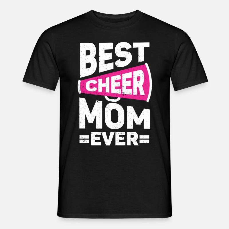Cheerleader Cheerleading Cheer Mutter - Männer T-Shirt - Schwarz