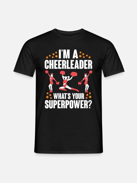 Cheerleader Cheerleading Cheer - Men's T-Shirt - black