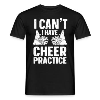 Cheerleader Cheerleading Cheer - Men's T-Shirt - black - Front - AI Model Male 178 light (178cm)