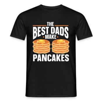 Pfannkuchen Spruch Frühstück Pfannkuchen - Männer T-Shirt - Schwarz - Vorne - AI Model Male 178 light (178cm)