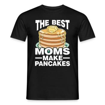 Pfannkuchen Spruch Frühstück Pfannkuchen - Männer T-Shirt - Schwarz - Vorne - AI Model Male 178 light (178cm)