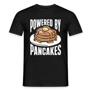 Pfannkuchen Spruch Frühstück Pfannkuchen - Männer T-Shirt - Schwarz - Vorne - AI Model Male 178 light (178cm)