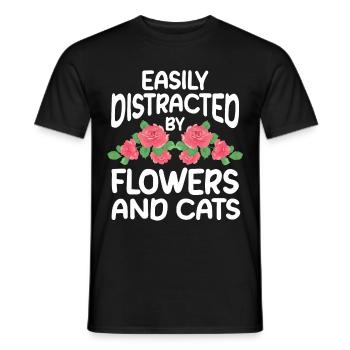 Cadeau de fleuriste, Designer Floral disant, fleuriste - T-shirt homme - noir - Devant - AI Model Male 178 light (178cm)