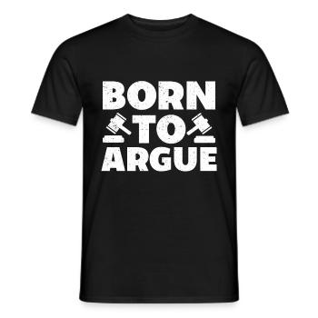 Lawyer Gift Law School Student Humor Lawyer - Men's T-Shirt - black - Front - AI Model Male 178 light (178cm)