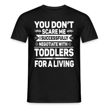 Nanny Daycare Babysitter - Men's T-Shirt - black - Front - AI Model Male 178 light (178cm)