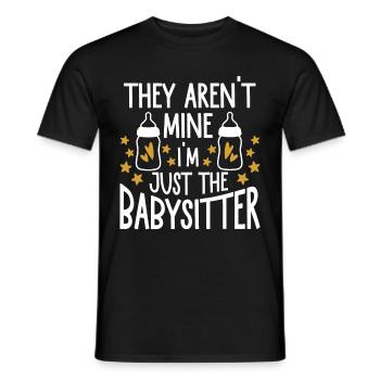 Nanny Daycare Babysitter - Men's T-Shirt - black - Front - AI Model Male 178 light (178cm)