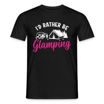 Camping Cadeau Campfire Nature Camper - T-shirt homme - noir - Devant - AI Model Male 178 light (178cm)