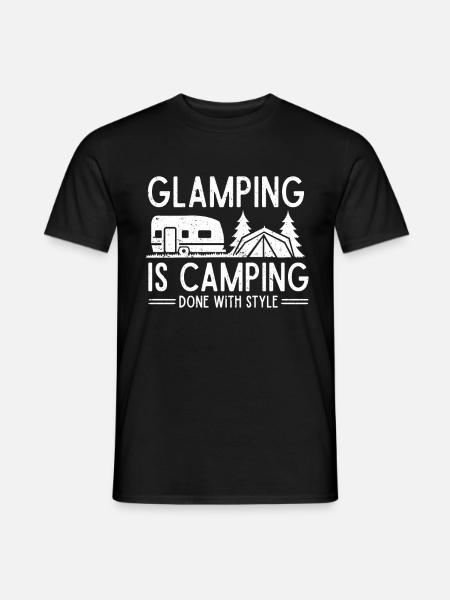 Camping Cadeau Campfire Nature Camper - T-shirt homme - noir