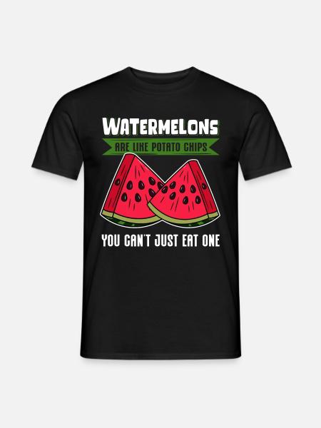 Watermelon Paste Angurie Arbuse Gift - Men's T-Shirt - black