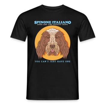 Spinone Italiano Cadeau Chien Italien - T-shirt homme - noir - Devant - AI Model Male 178 light (178cm)